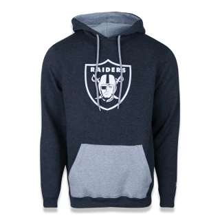 Moletom Canguru Fechado NFL Las Vegas Raiders Military Logo