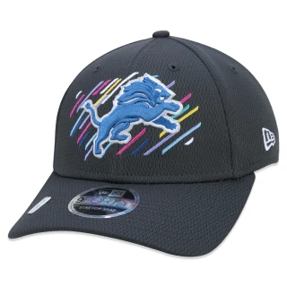 Boné 9FORTY Stretch Snap Detroit Lions Crucial Catch Aba Curva Preto