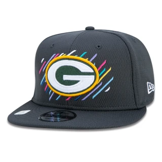 Boné 9FIFTY Green Bay Packers Crucial Catch Aba Reta Preto
