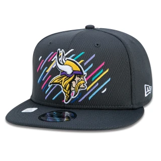 Boné 9FIFTY Minnesota Vikings Crucial Catch Aba Reta Preto