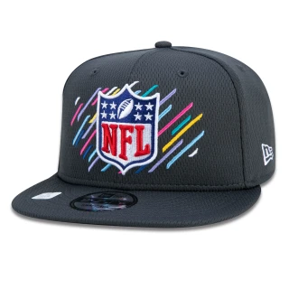 Boné 9FIFTY NFL Official Logo Crucial Catch Aba Reta Preto