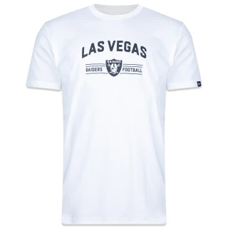 Camiseta Regular Manga Curta Las Vegas Raiders Core College