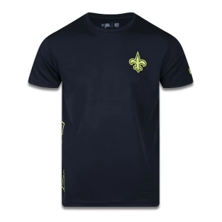 Camiseta Regular Manga Curta New Orleans Saints Urban Tech Side