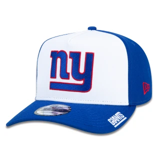 Boné 9FORTY A-Frame Snapback NFL New York Giants Core Aba Curva Branco/Azul