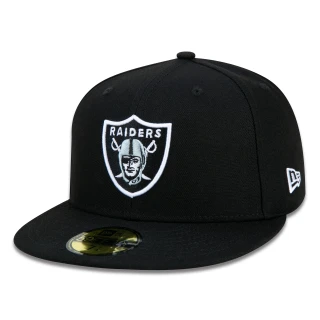 Boné 59FIFTY NFL Las Vegas Raiders Core Aba Reta Preto