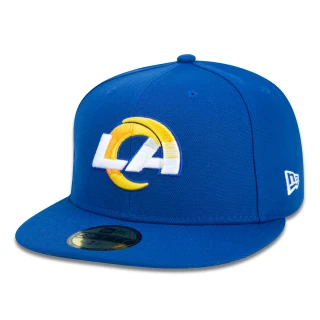 Boné 59FIFTY NFL Los Angeles Rams Core Aba Reta Azul Royal