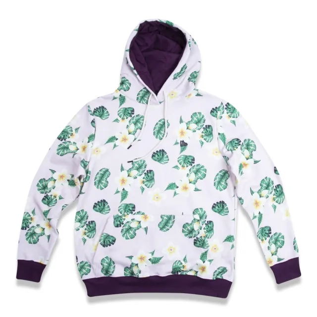 Moletom Feminino Canguru Fechado Floral