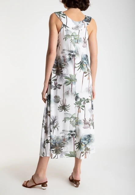 VESTIDO FEMININO ESTAMPADO MANATI LYGIA E NANNY