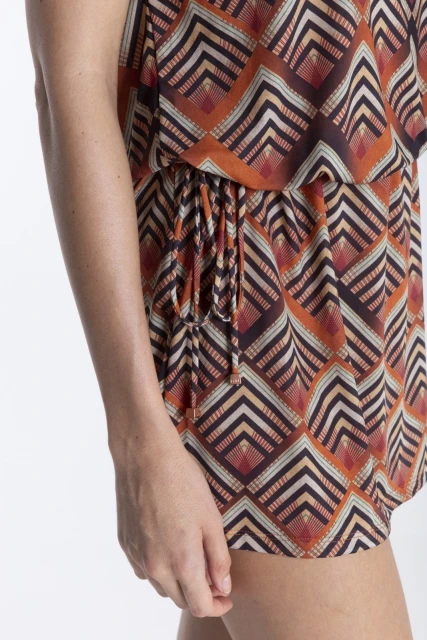 VESTIDO  FEMININO ESTAMPADO SHIVA LYGIA E NANNY