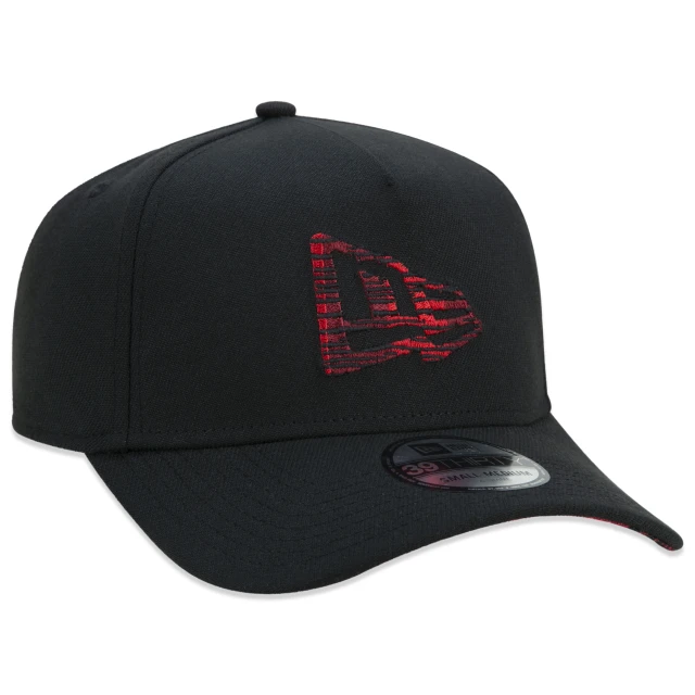 Boné 39THIRTY A-Frame Golden Culture Tiger Logo Frontal Aba Curva