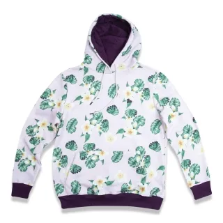 Moletom Feminino Canguru Fechado Floral