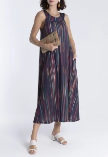 VESTIDO FEMININO ESTAMPADO MANATI LYGIA E NANNY