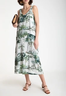 VESTIDO  FEMININO ESTAMPADO COLOMBINA LYGIA E NANNY